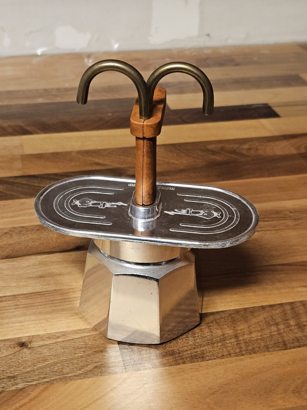 Vintage Bialetti Mini Express 2 Cup Stovetop Espresso Maker EUC