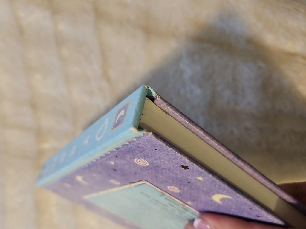 Whimsical Celestial Theme Hallmark Hardcover Locking Dream Journal 7.5" X 6.5"