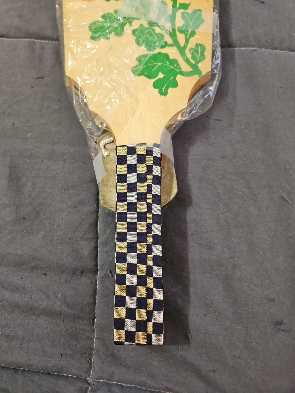 NIP Vintage Geisha Japanese Hagoita Wooden Badminton Paddle