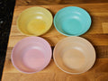 Vintage Tupperware Pastel Small Dessert Berry Bowls Set of 4 #154