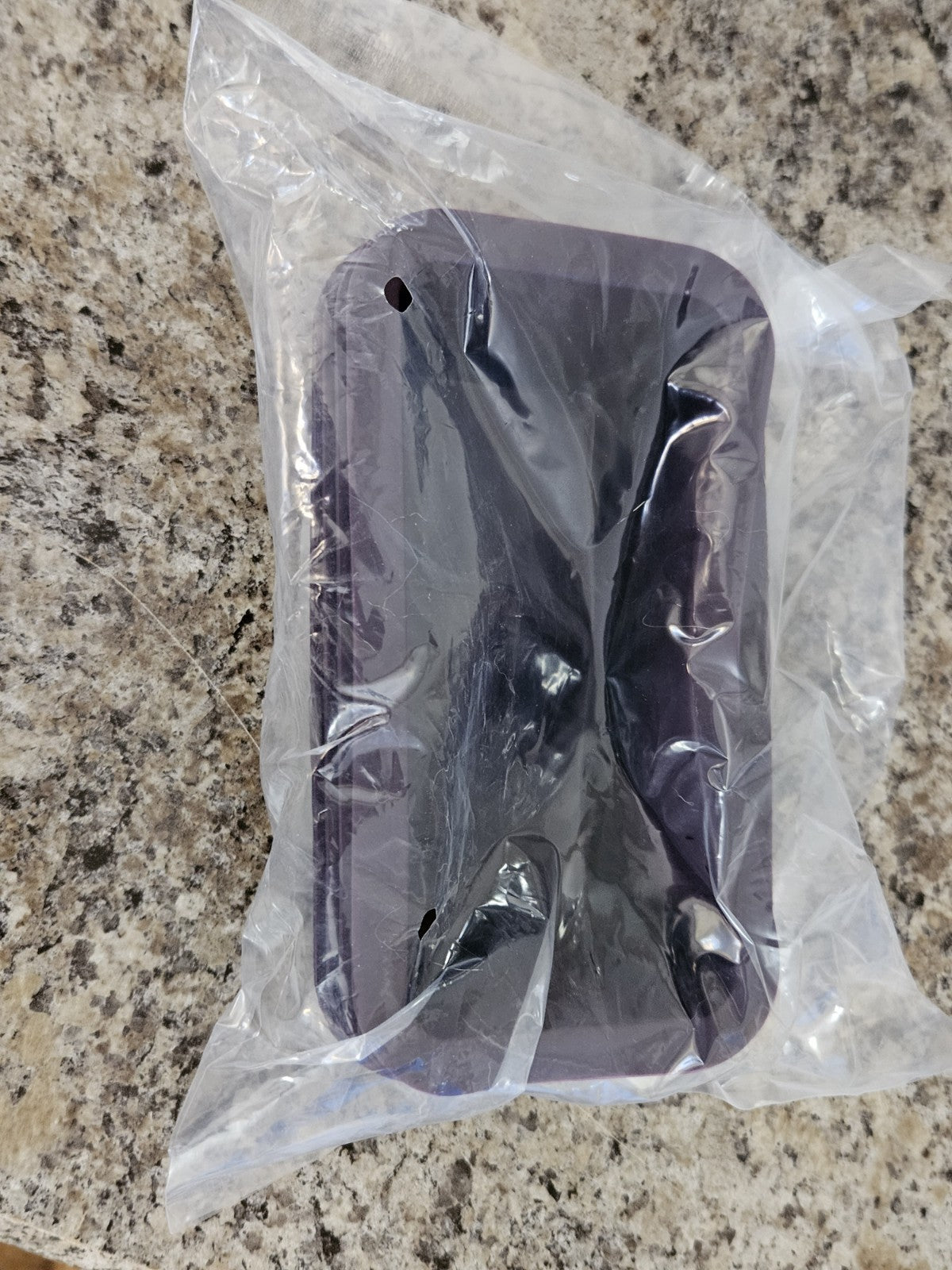 NIP Set of 4 Epicure Silicone Mini Loaf Pans Purple 6 x 3.5 x 1.75 Rectangle
