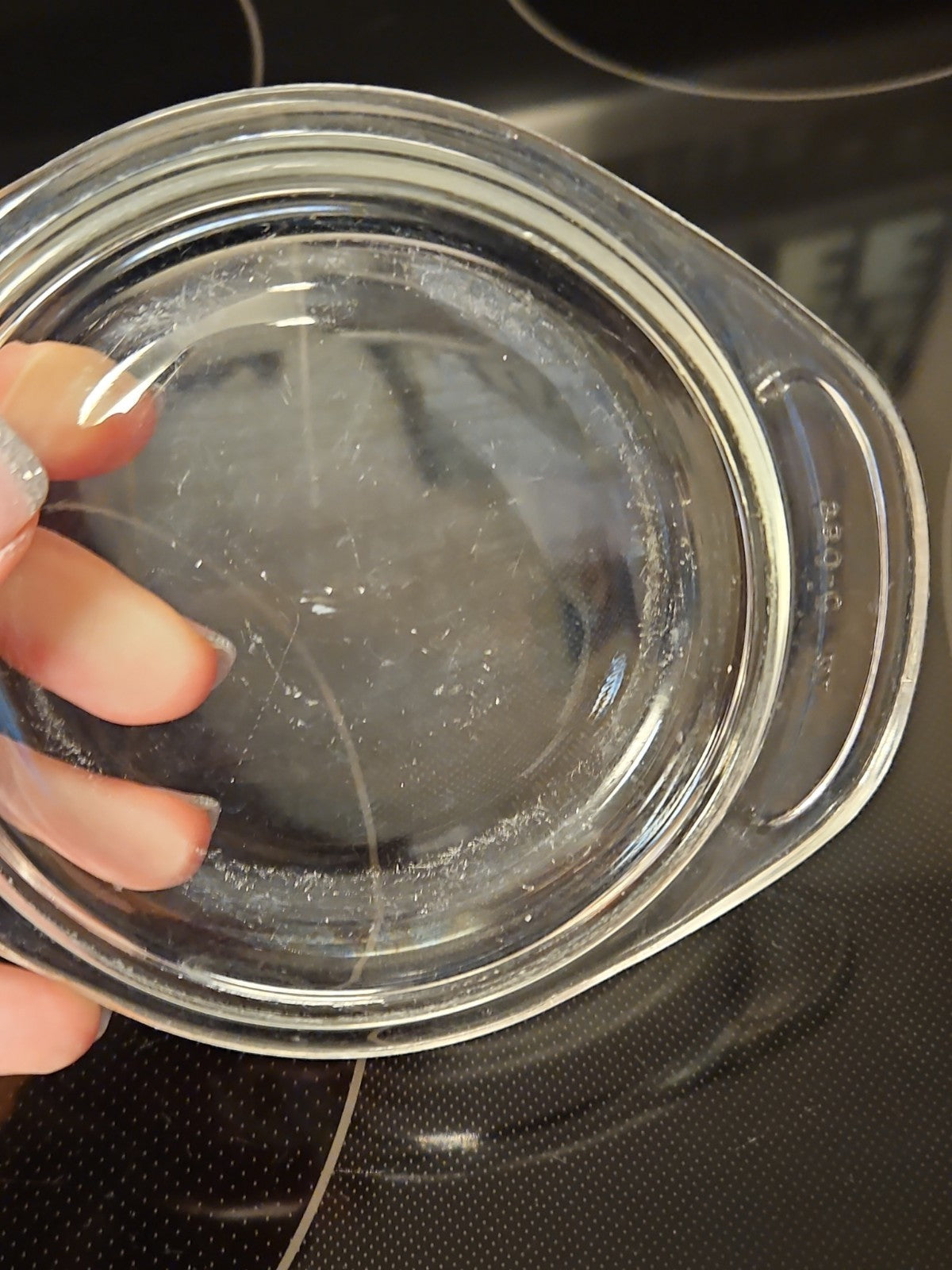 Vintage Pyrex Clear Glass Replacement Lid 980C 980-C 980 C Mini Round Casserole