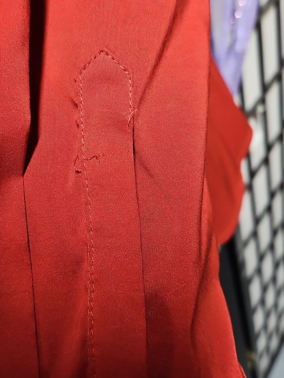 iCO Ladies' Cool Stretch Blouse Long Sleeve - Sz S Rust Color