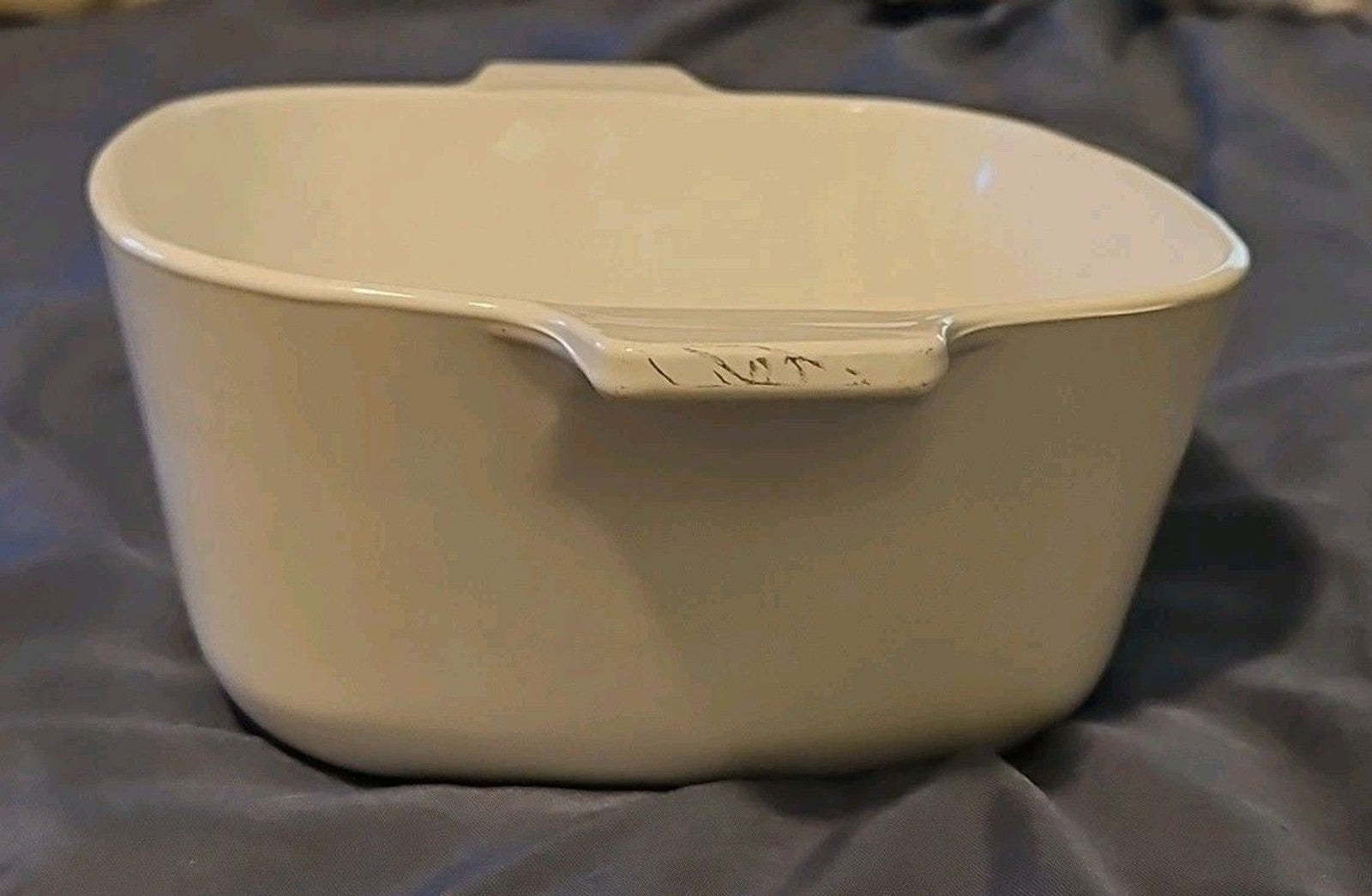 Vintage CorningWare Cornflower Blue Square 1.75 Quart Casserole Baking P-1 3/4-B