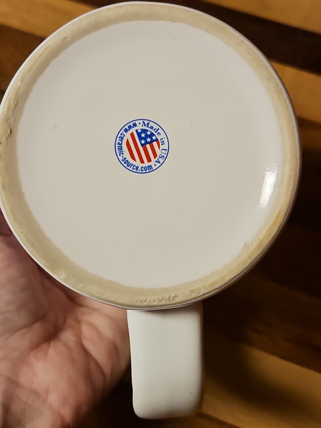 The O'Reilly Factor White No Spin Mom American Flag Coffee Mug Diner Mug
