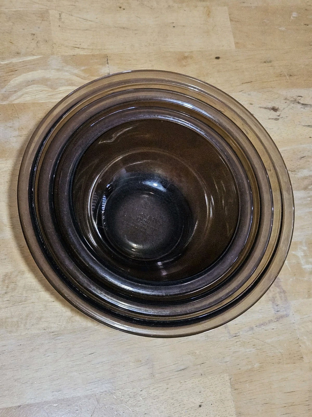 Vintage Pyrex Fireside Brown Nesting Mixing Bowls Set Of 3 #322, #323, #325