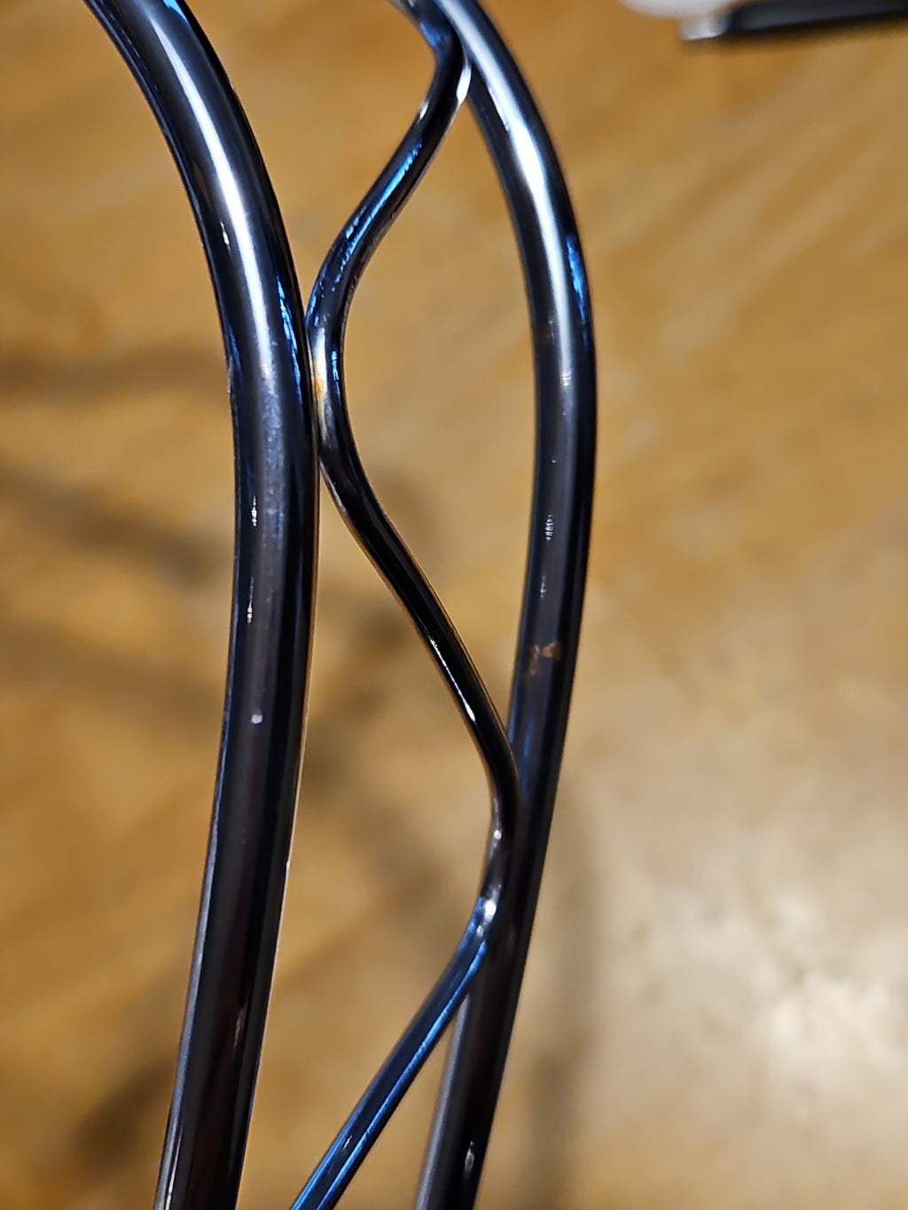 Vintage Chrome Wire Casserole Dish Holder Stand Cradle Rack 13.25 X 9.75 No Dish