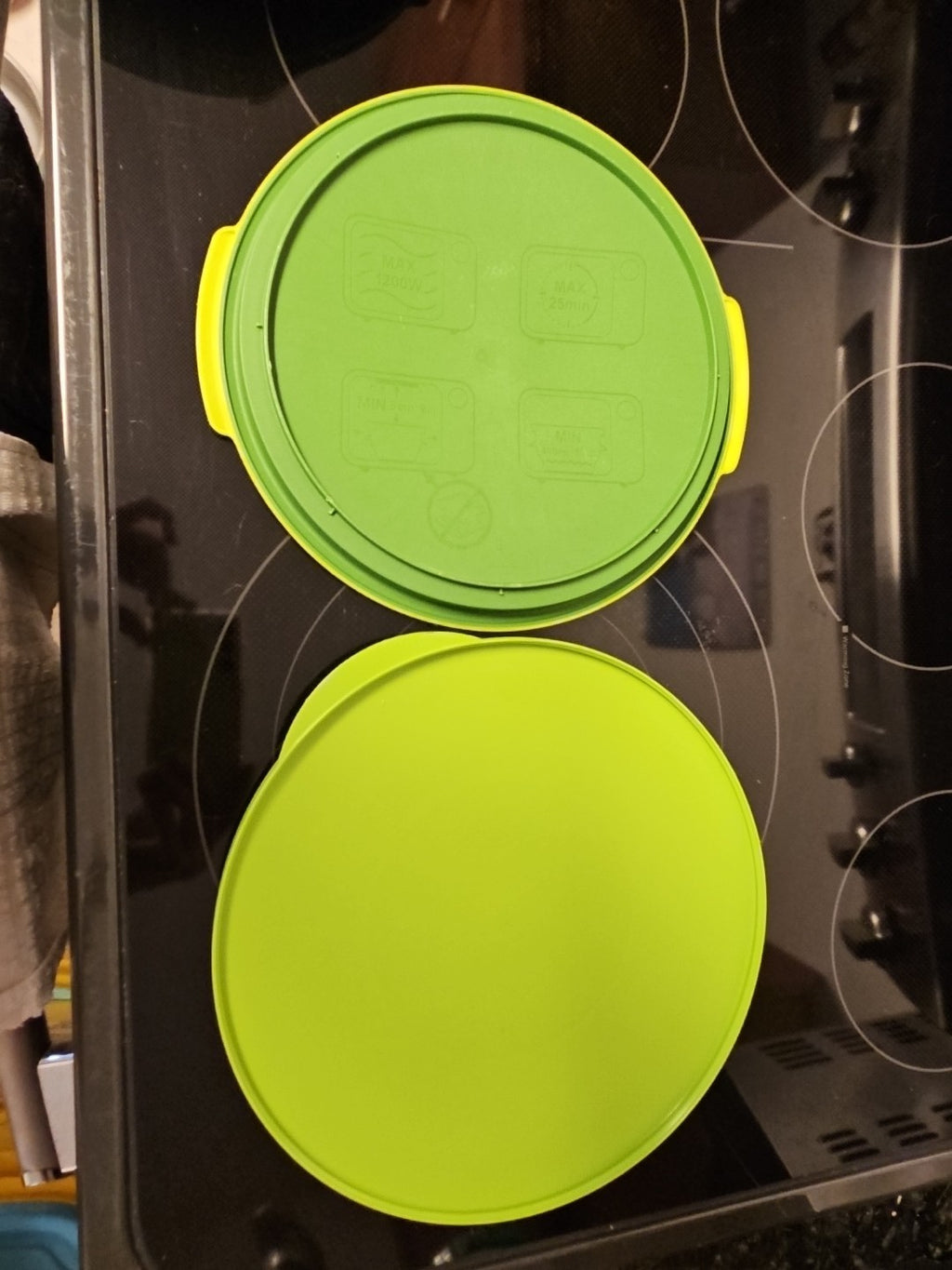 5 Pc Tupperware Green Microwave Smart Steamer & Accessories No Reservoir READ