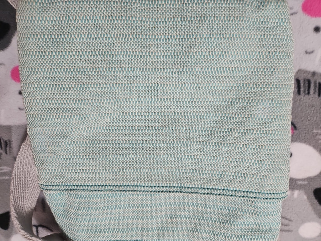 Thirty-One Organizing Shoulder Bag Crossbody Bag Turquoise Cross Weave
