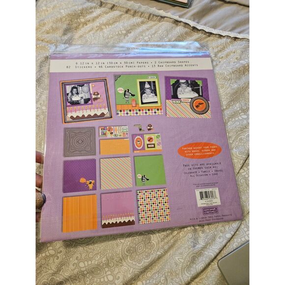 NIP Perfect Pages Birthday 12x12 Scrapbooking Page Kit - New, sealed.