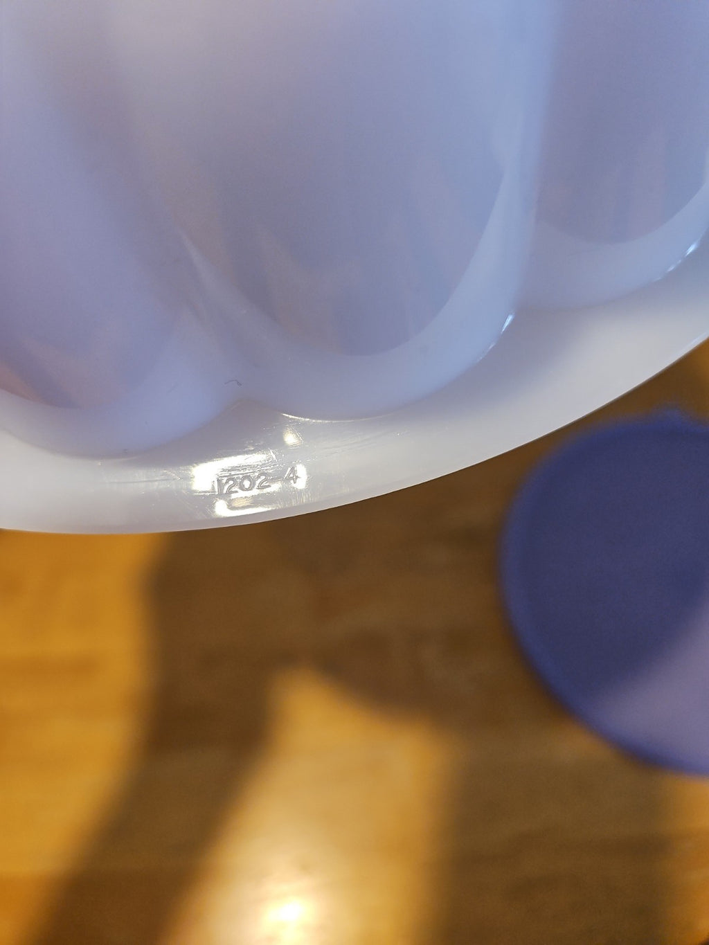 Vintage Tupperware Lavender & Purple #1202 Jel-Ring Jello Mold 3 Piece Set EUC