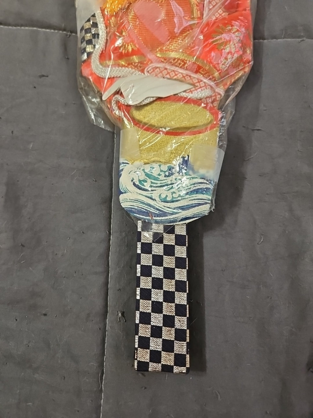 NIP Vintage Geisha Japanese Hagoita Wooden Badminton Paddle