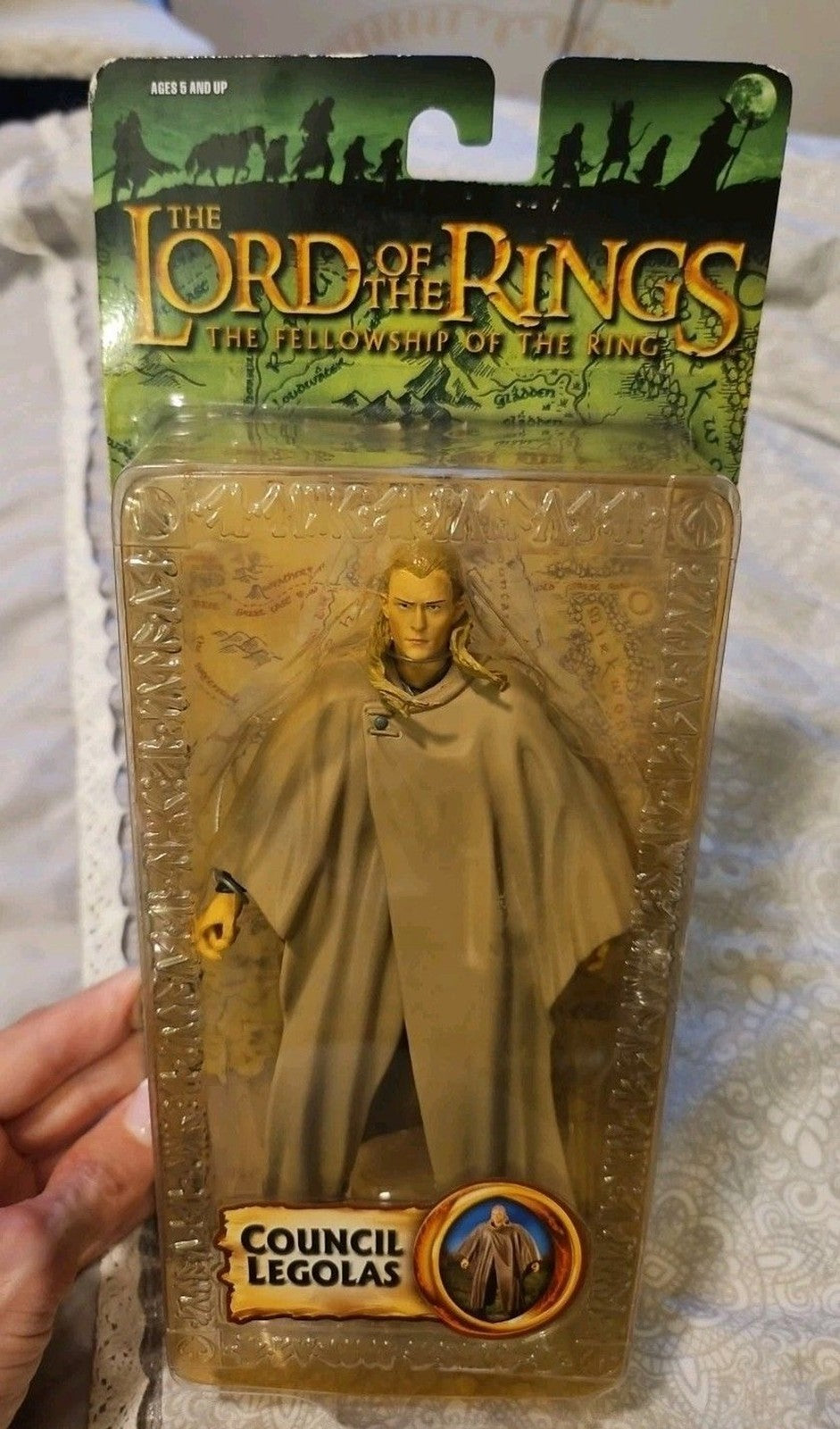 Toybiz Lord Of The Rings LOTR Council Legolas 6.5" Elf Action Figure 2005 NIB