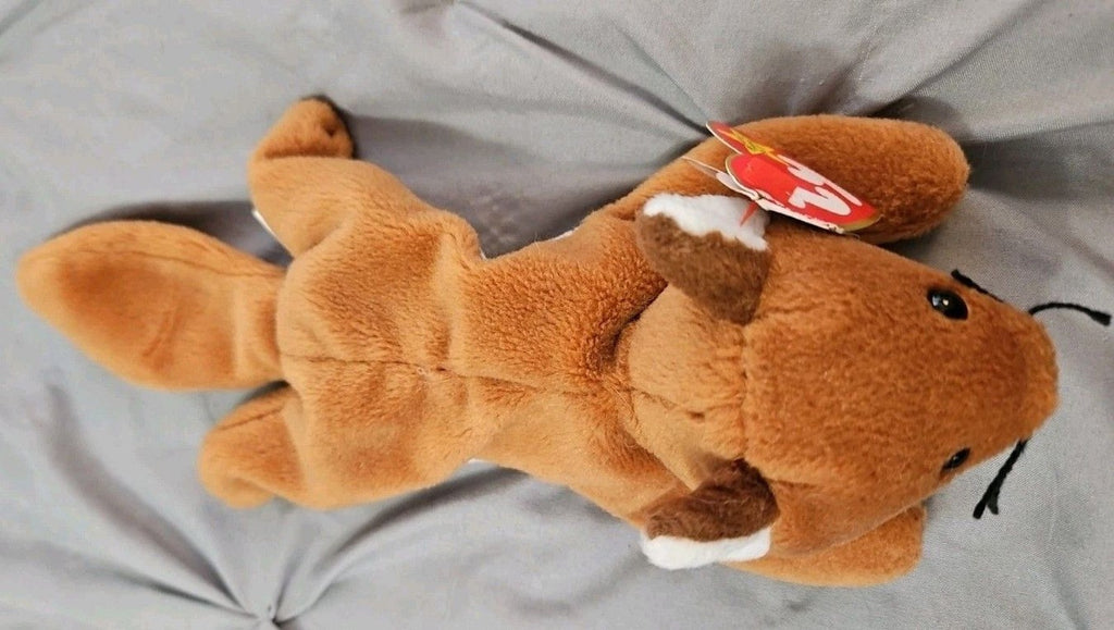 RETIRED 1996 TY BEANIE BABIES SLY THE FOX NWT Display Use Only
