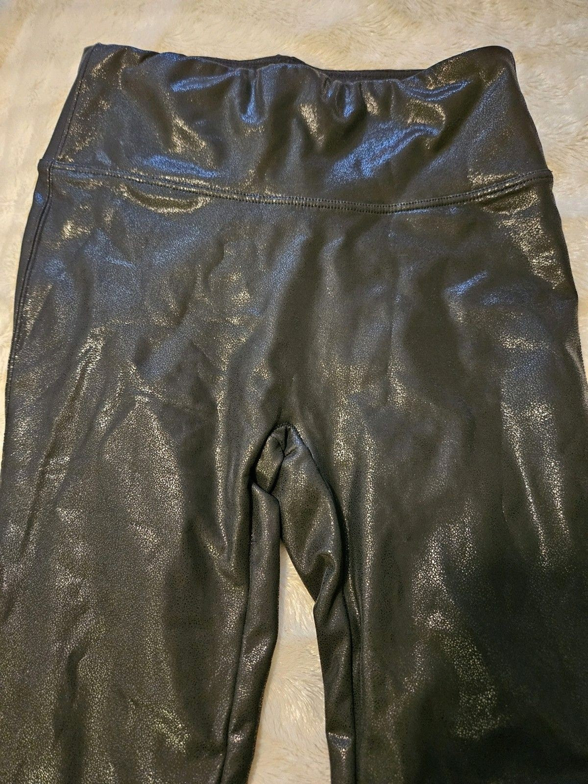 Booty Gal Faux Leather Leggings For Women High Waist Pants Size S