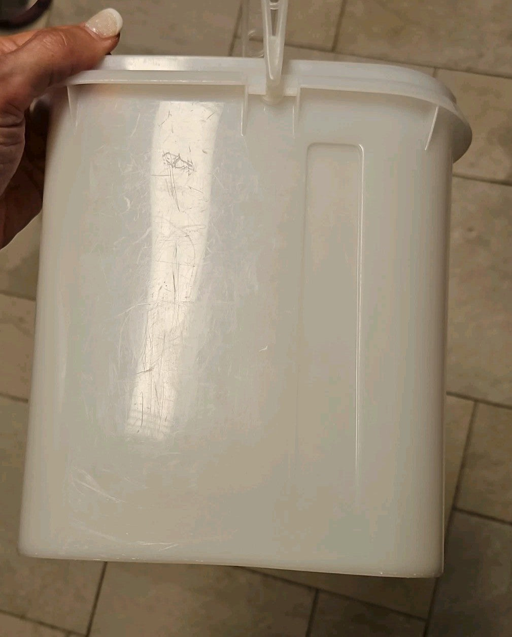 Vintage Tupperware Sheer #587 Pour And Store With Handle No Lid Replacement