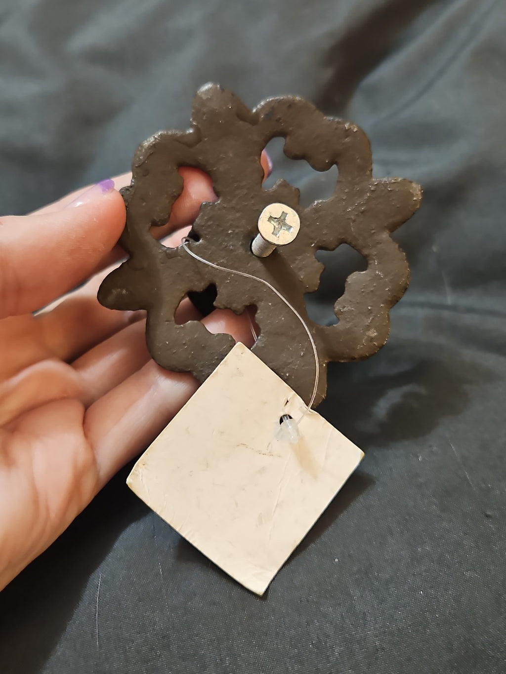 Pair Of 2 NWT Hobby Lobby Faux Vintage Drawer Pull Cabinet Knobs Faux Iron