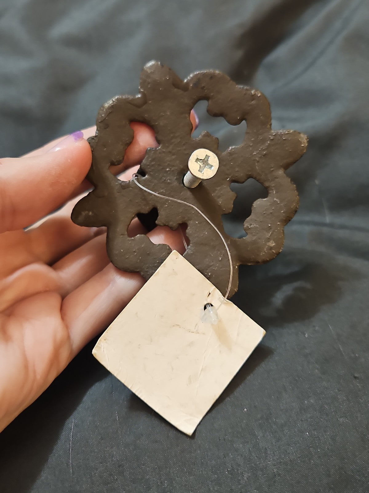 Pair Of 2 NWT Hobby Lobby Faux Vintage Drawer Pull Cabinet Knobs Faux Iron