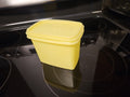 Vintage Tupperware Yellow Shelf Saver Container #1243-10 W/ #1244-13 Lid EUC