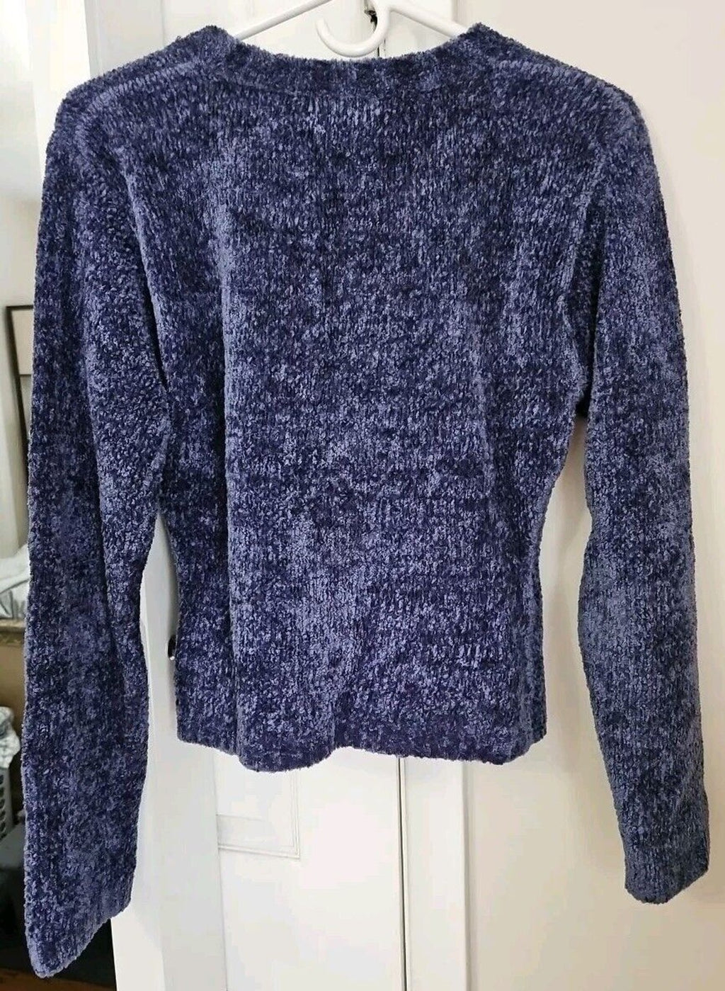 Weathervane Women’s Plush Knit Sweater Perriwinkle Blue Super Soft! Size M