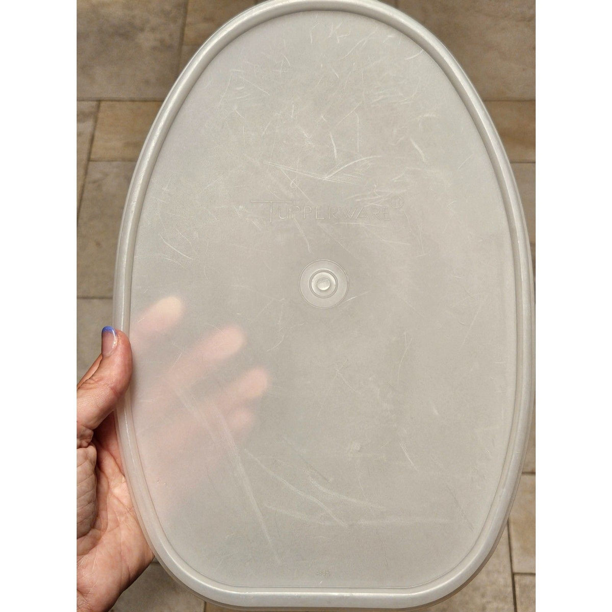 Vintage Tupperware Replacement Lid #488 for Flavor Saver Ham Roast Meat Keeper