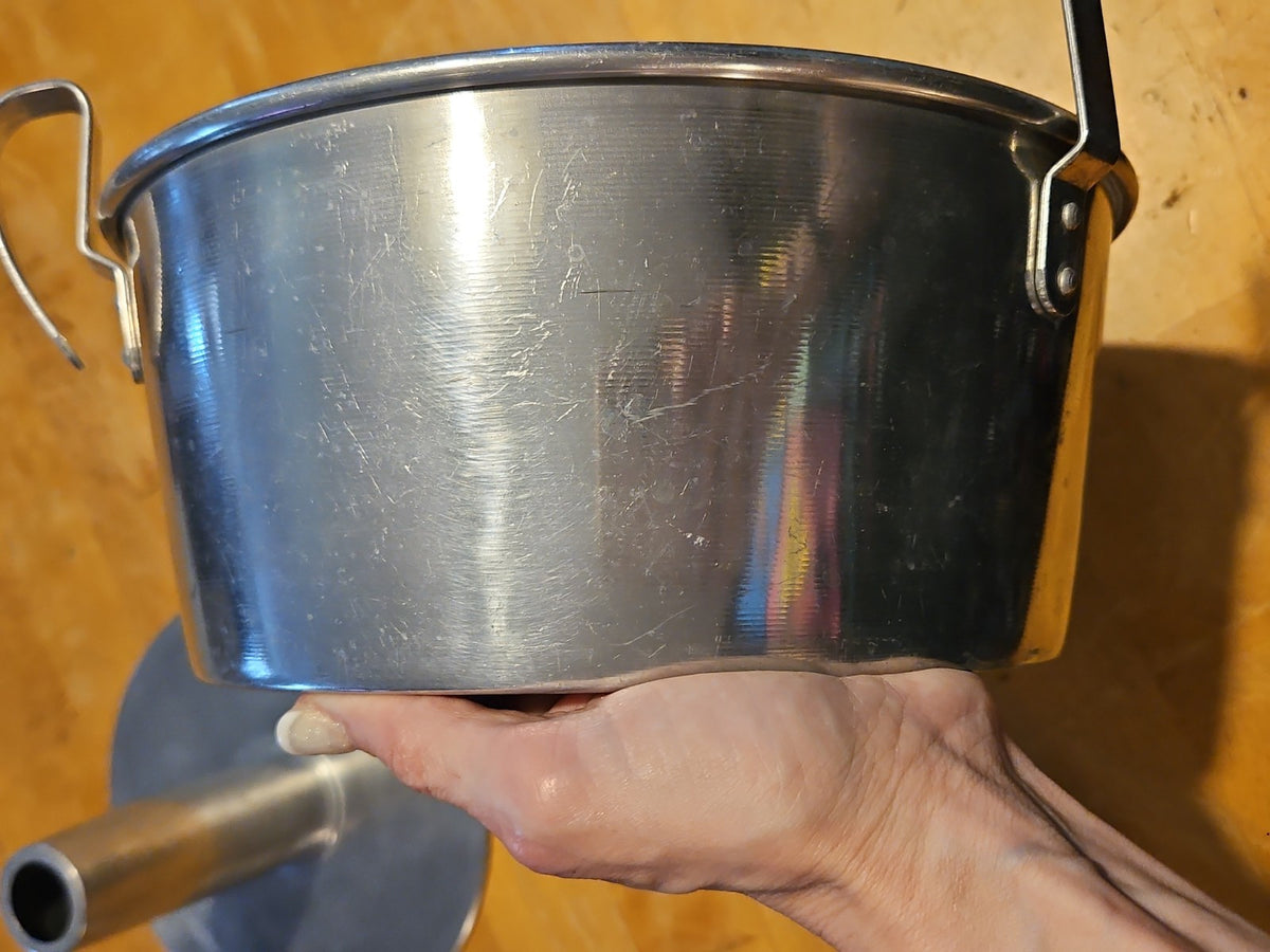 Vintage Mirro Aluminum 10" Angel Food Cake Pan W/ Base Insert 5394M 2 Piece Set