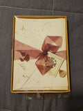 World Paper Inc Note Cards & Envelopes Set 6pcs No Trees Real Flowers NIP