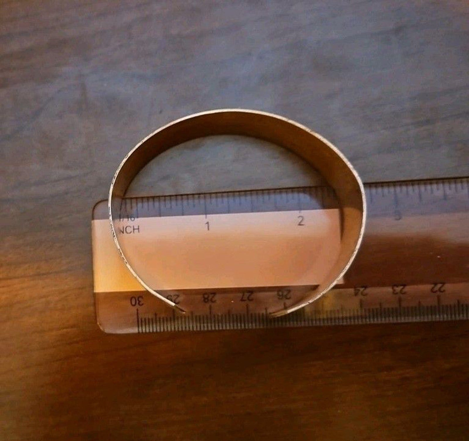 Vintage 90's Copper Native American Southwestern Style Cuff Bracelet, 5.25in