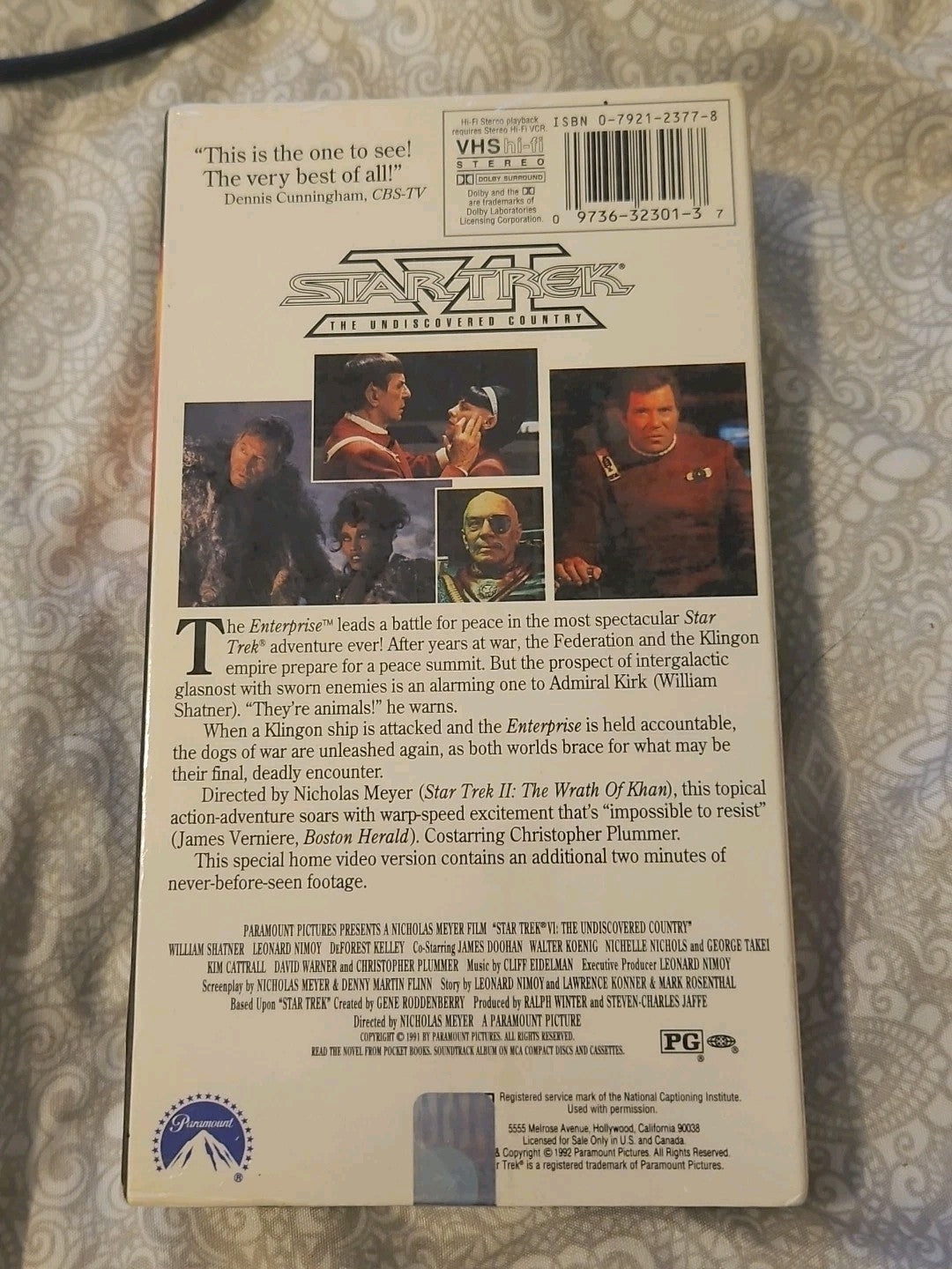 Star Trek VI 6 The Undiscovered Country VHS New In Sealed Package