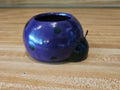 Love Bugs Ceramic Ladybug Planter Pot Small, 4.5" x 2"  Purple
