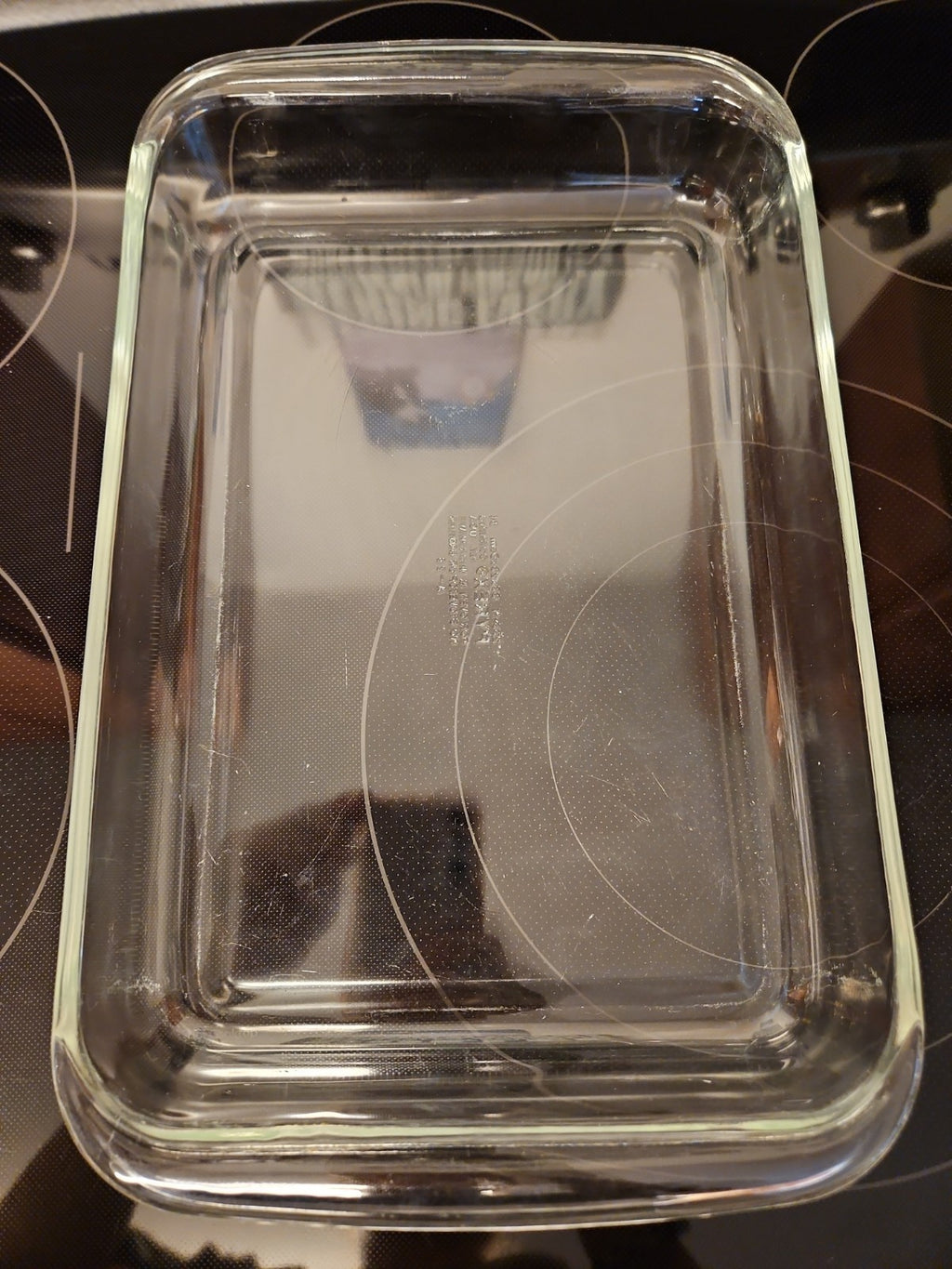 Vintage #233-N Pyrex 13" Clear Glass Baking Dish 3qt Casserole Dish