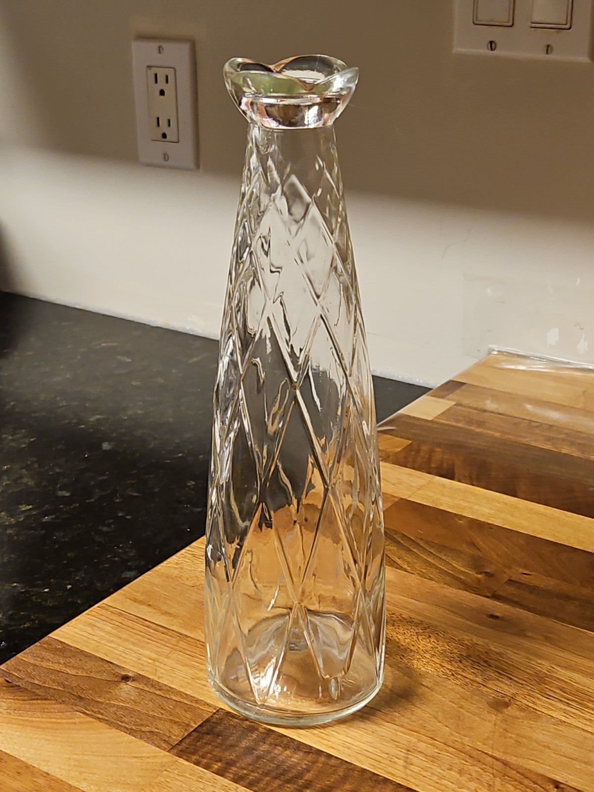 Vintage 1956 John MacNaughton Decanter Canadian Whiskey 13 1/2" No Stopper EUC