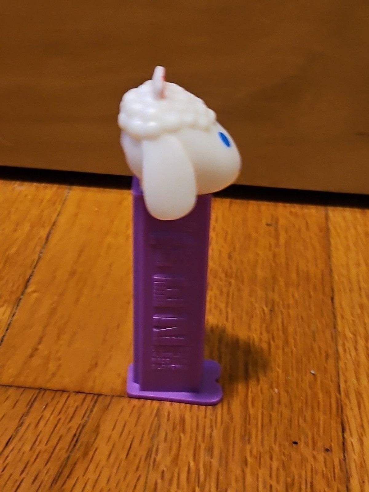 Vintage White Lamb Red Bow Purple 1979 Pez 4 Inch Dispenser With Feet