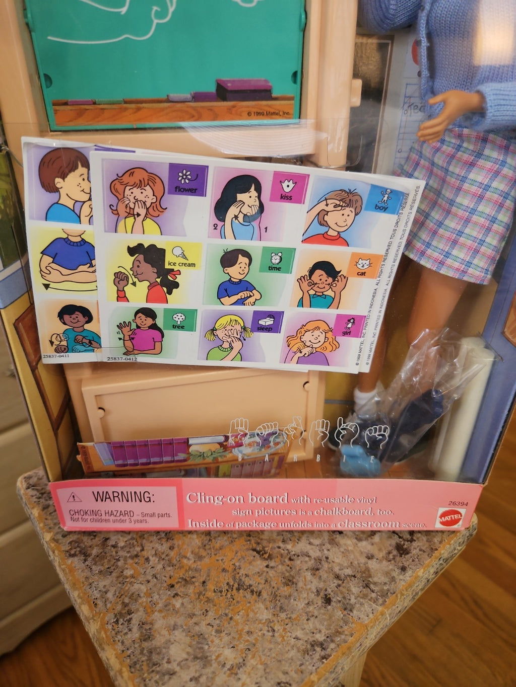 Vintage 1999 Sign Language Barbie African American AA #26394 New Sealed READ