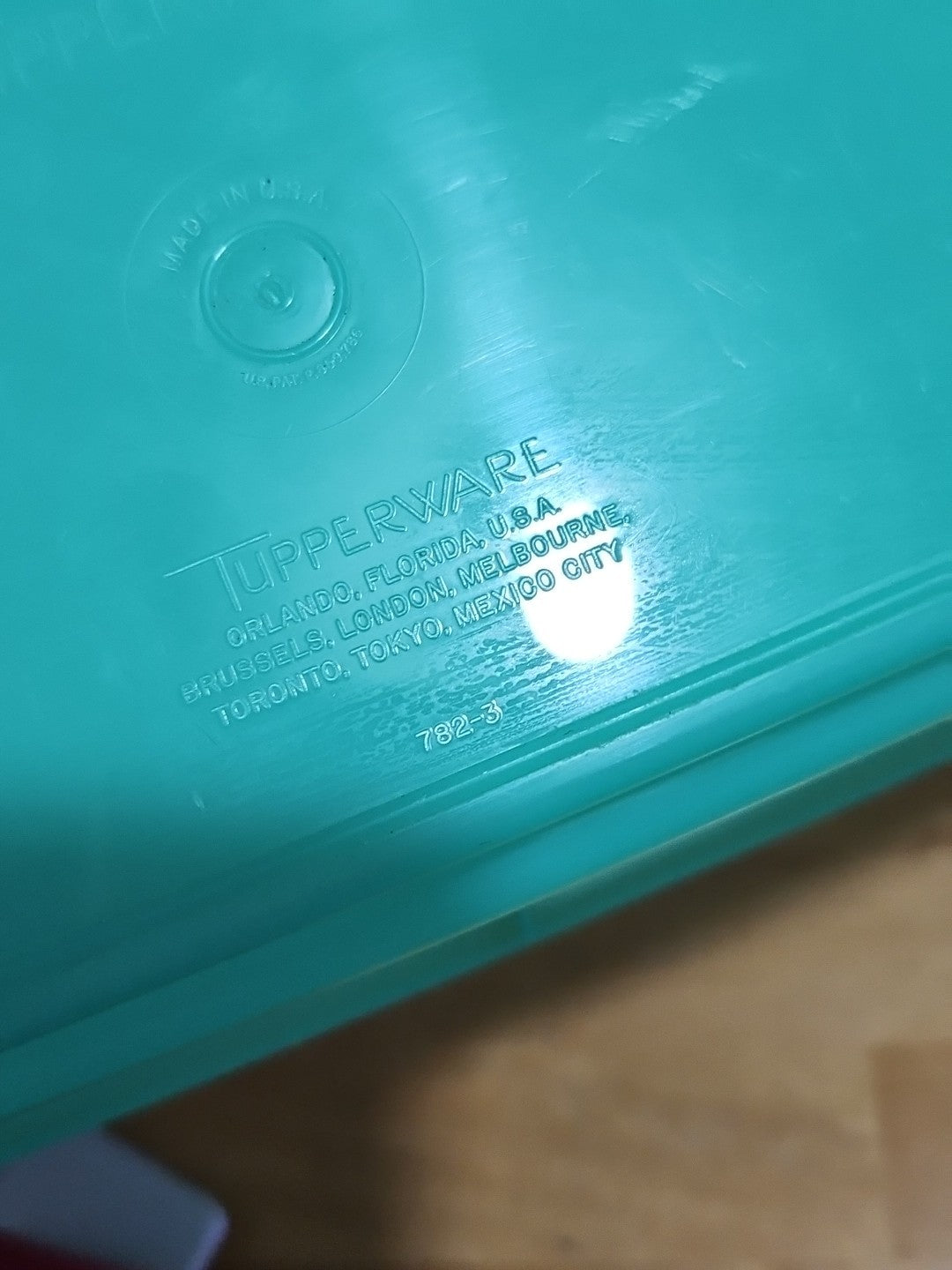Vintage Tupperware 782-6 Jadeite Green Celery Keeper Container Only No Lid/Tray