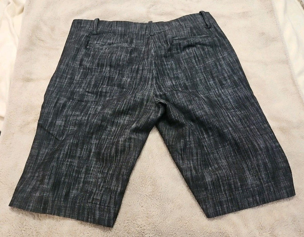 Sandro Bermuda Shorts Womens 8 Dark Gray Button Detail Pockets