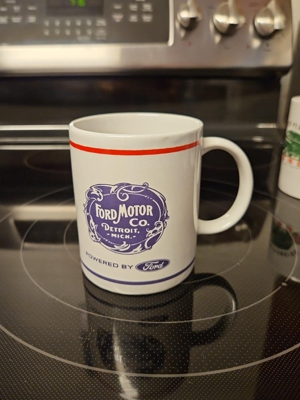 Set of 4 Ford Coffee Mugs - 3 Of F-1 America's Hardest Working Truck & 1 Logo