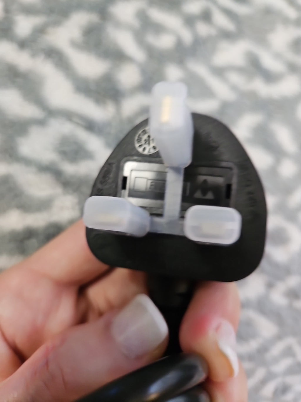 Linetek Kettle Lead Power Cable 3 Pin UK Plug For PC Monitor TV 3 Ft Cord