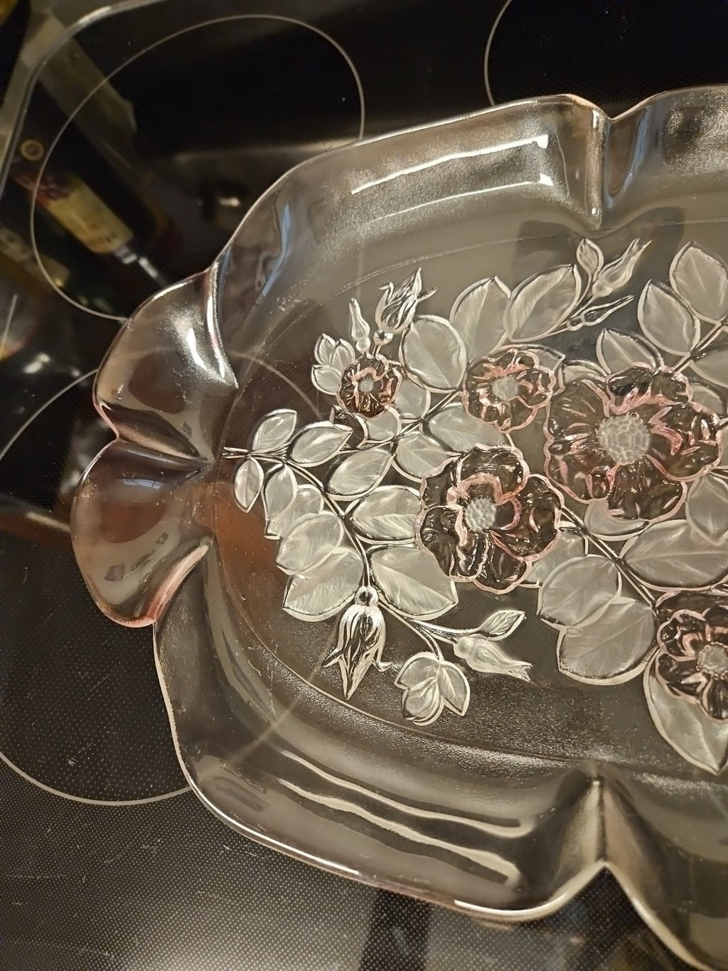 Beautiful Vintage Mikasa Pink Rosella Large Serving Platter  15.5" x  11" x 1.5"