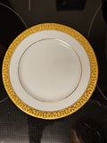 Vintage 1991 Macy's Royal Gallery Gold Buffet  6 1/2" Bread Plates Near Mint