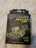 Protocol Monster Race Glow in Dark Racing Tow Trucks 3D Set of 2 Puzzles NIP