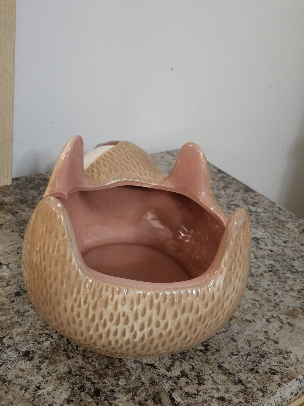 Ceramic Sloth Yarn Holder / Yarn Bowl - So Cute! Measures 9.5"x7.5"x5.5"