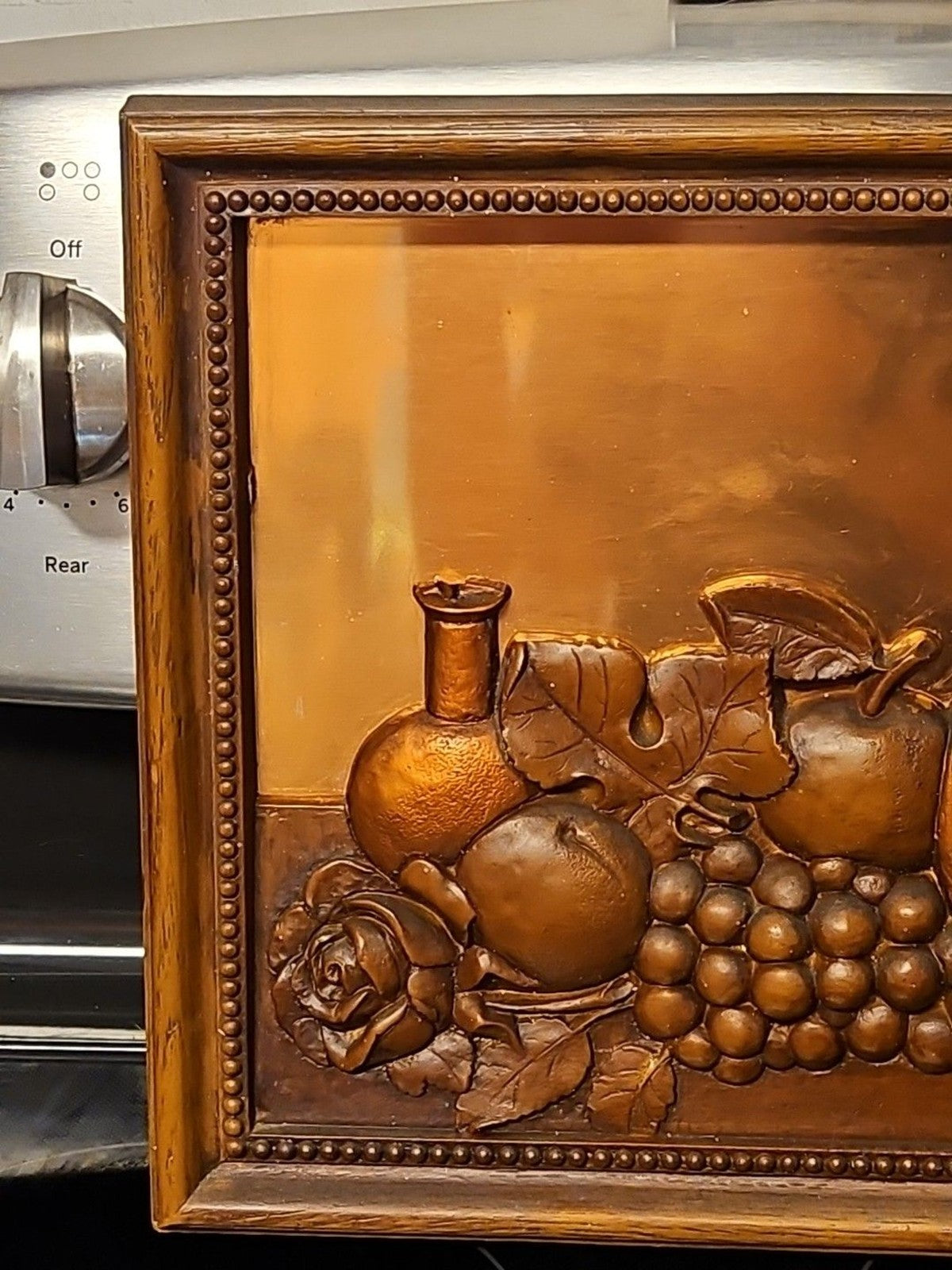Vintage Coppercraft Guild 3D Wall Plaque on Copper Art 16” x 11" MCM Decor Retro