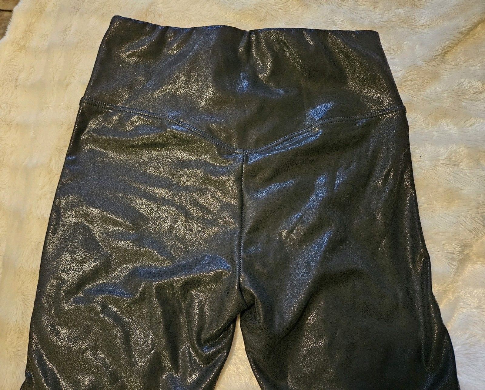 Booty Gal Faux Leather Leggings For Women High Waist Pants Size S