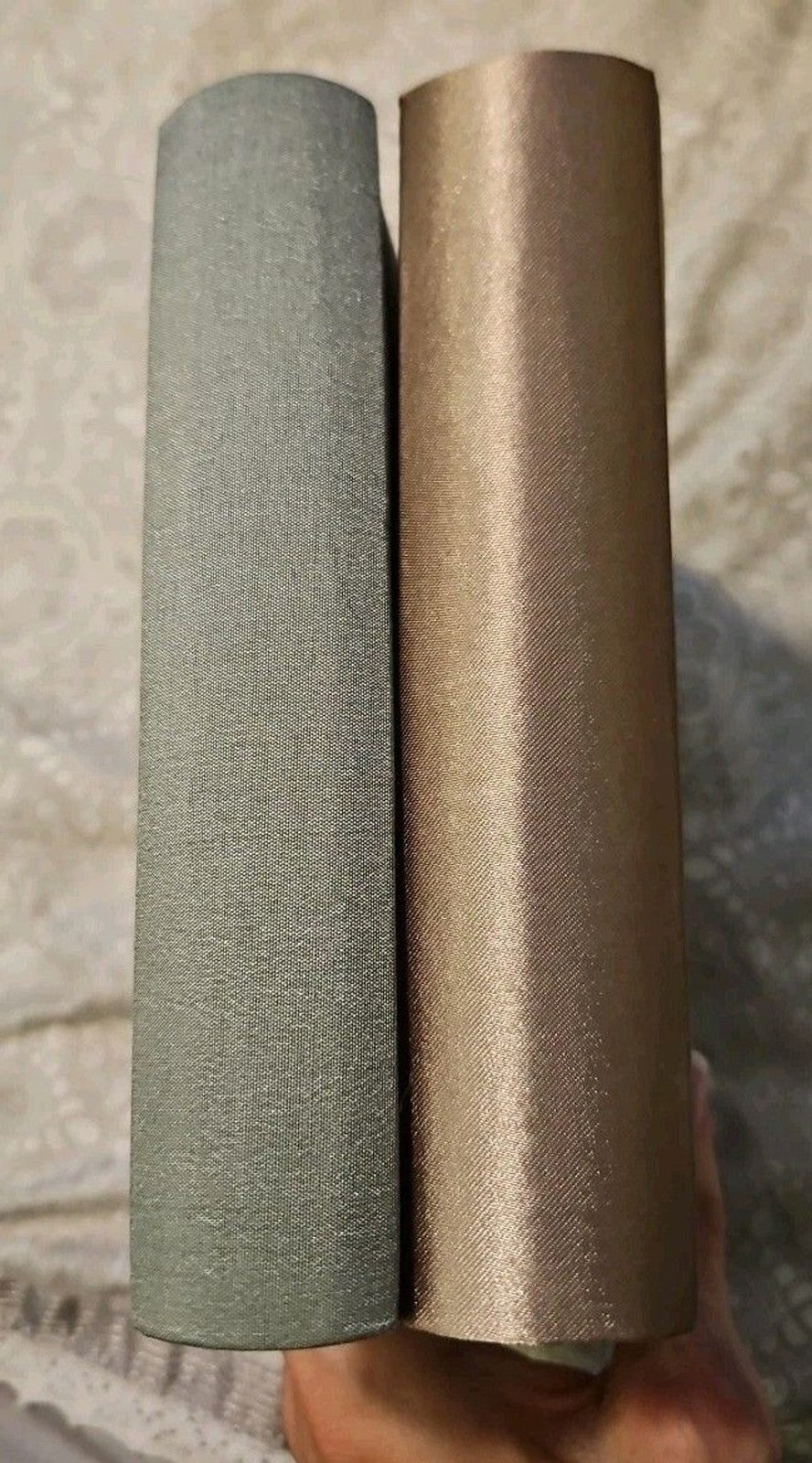 Recollections 2 Pk Freindship Photo Albums Hold 4"x6" Sz NWT Teal & Brown Fabric