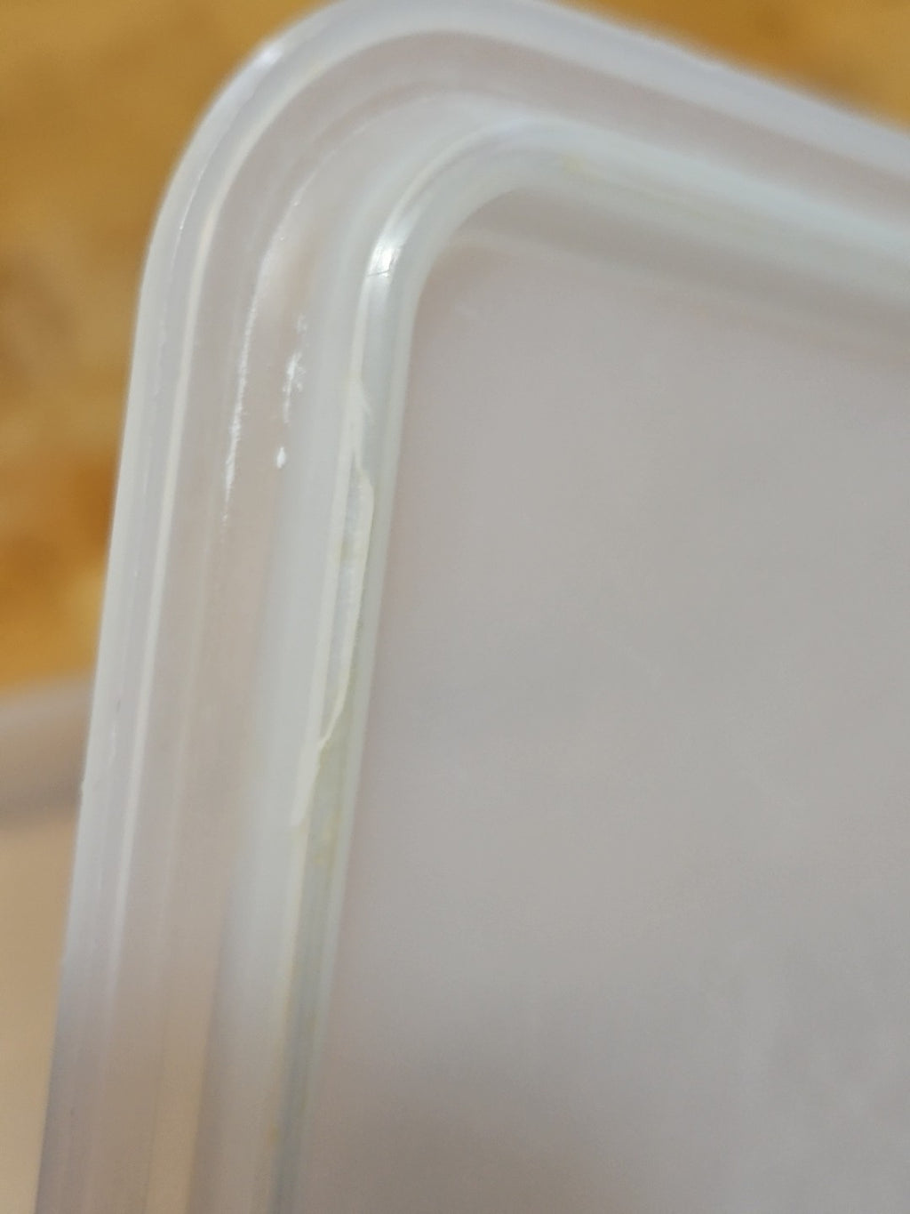 Vintage Tupperware Handolier #290 Sheer Rectangle Keeper With #291 Lid READ