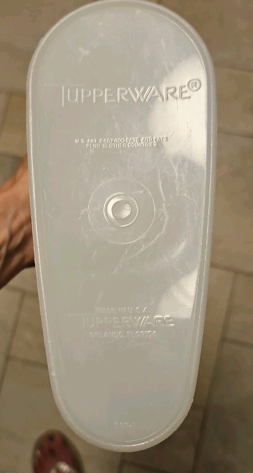 Vintage Tupperware Sheer #587 Pour And Store With Handle No Lid Replacement