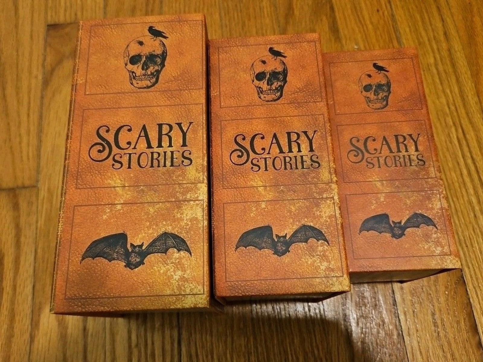 Elegant 3 Pc Nesting Storage Box Set Victorian Goth Halloween Spider Scary Story