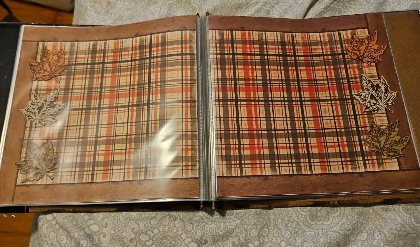 The Paper Studio 8x8 Hunting Theme Ready Made Scrapbook Photo Album 20 Pages NIP