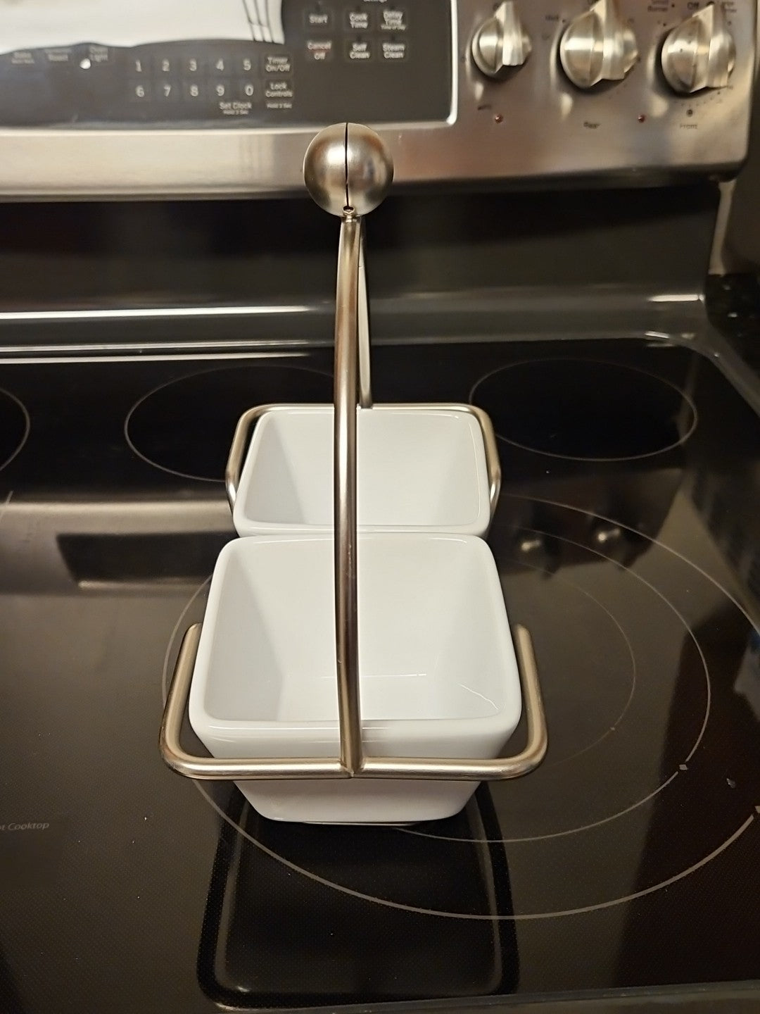 Pampered Chef Simple Additions  3pc Caddy Set With Serving Bowls #808C